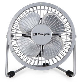 Orbegozo Mini Ventilador USB PW 1025 Plata